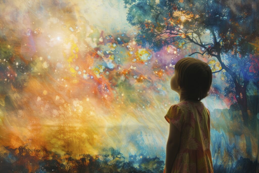 child with autism living fantasy world